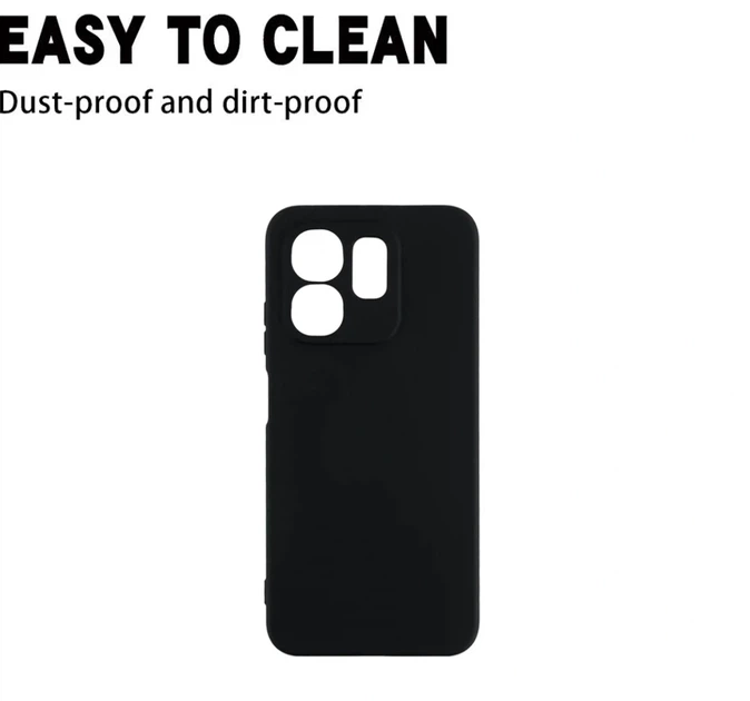 Чехол силиконовый Full Camera для Motorola Edge 40 Pro защита камеры TPU черный - изображение 4