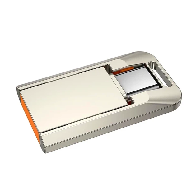 Флеш-накопитель USB 3.0 Type-C 64GB металл Hoco UD17 для хранения данных - Фото 4 Флеш-накопитель USB 3.0 Type-C 64GB металл Hoco UD17 для хранения данных - изображение 4