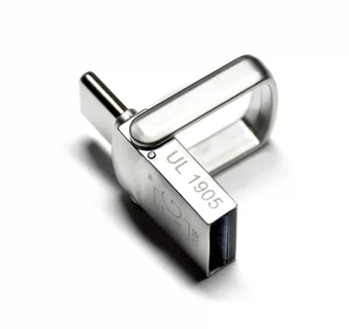 USB флешка OTG T&G 64GB Type C 3.0 металева для передачі даних між пристроями з високим об'ємом пам'яті - зображення 3