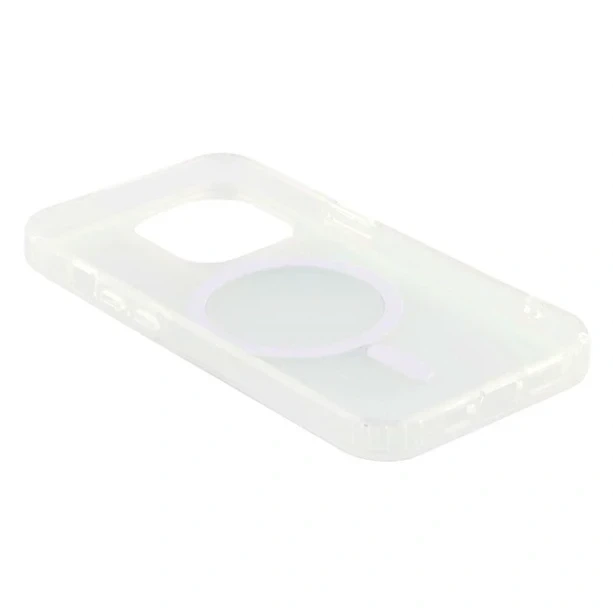 Чохол TPU+PC IMD Gradient з MagSafe для iPhone 16e прозорий із захистом камери - зображення 6