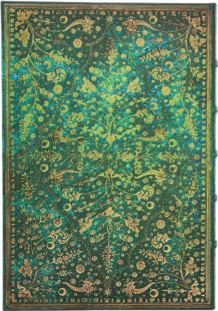 Записная книжка Paperblanks Изумрудный цветок А4 240 страниц в линейку (9780349713113) - изображение 4
