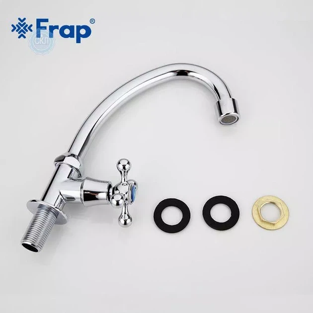 Монокран для кухні Frap F4108, хром - изображение 4