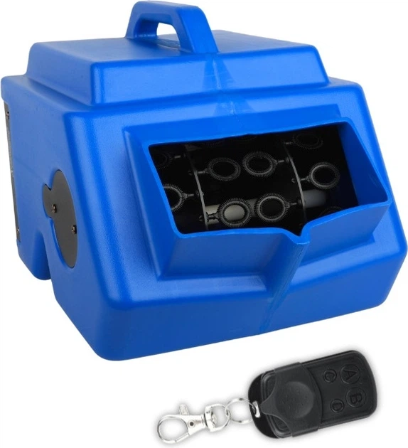 Wytwornica baniek mydlanych Light4Me BUBBLE BLUE DOUBLE (5908249822351) - obraz 5