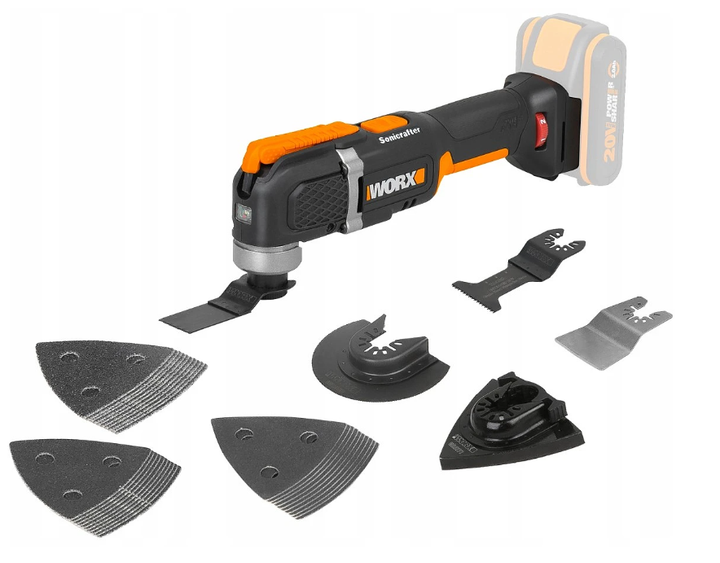 Wielofunkcyjne narzędzie Worx WX696.9 (6924328393313) - obraz 3