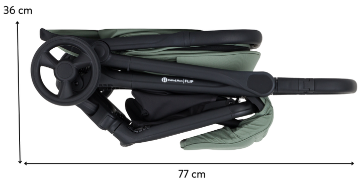 Wózek spacerowy Petite&Mars Flip Matcha Green (8596202015635) - obraz 9