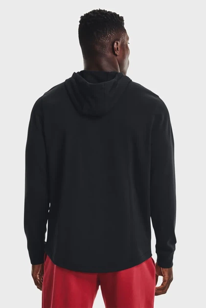Чоловіче чорне худі UA Rival Terry LC HD Under Armour S 1370401-001 - Фото 3 Чоловіче чорне худі UA Rival Terry LC HD Under Armour S 1370401-001 - изображение 3