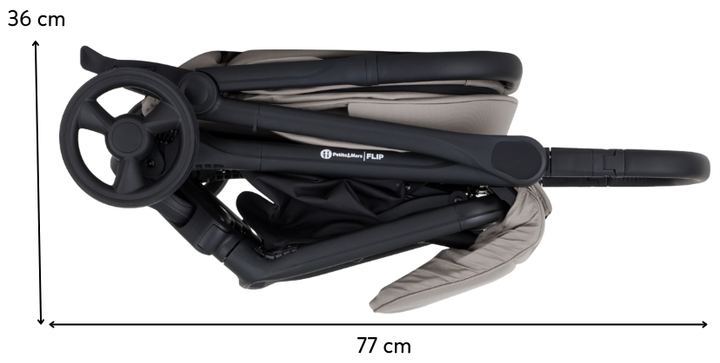 Wózek spacerowy Petite&Mars Flip Platinum Grey (8596202015611) - obraz 10