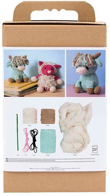 Набір для створення іграшки Creativ Company Amigurumi Корова 977864 (5712854789011) - зображення 4