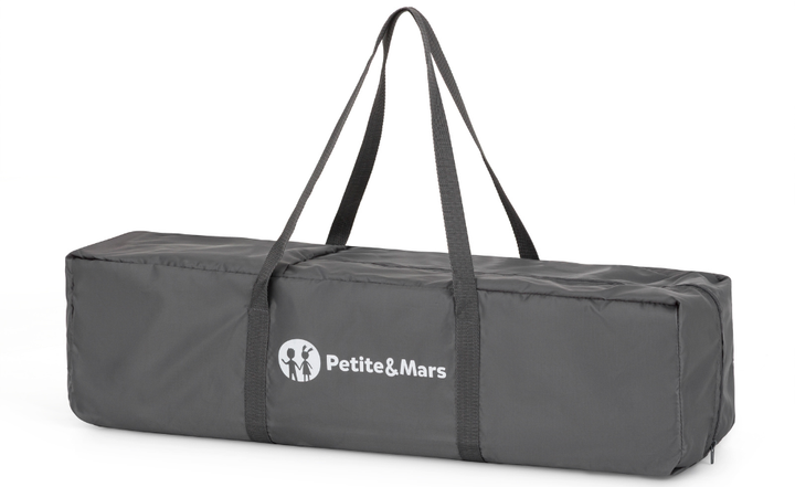 Манеж для дитини Petite&Mars Nook Urban Charcoal дорожній сірий (8596202017721) - зображення 7