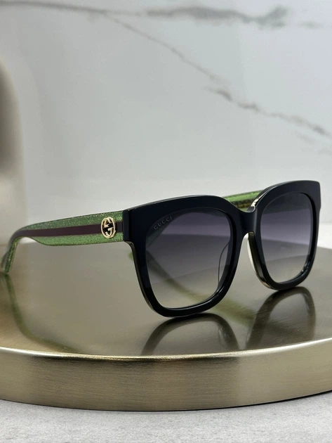 Сонцезахисні окуляри Gucci GG0034S 001 Black Web/Grey - Фото 1 Сонцезахисні окуляри Gucci GG0034S 001 Black Web/Grey - зображення 1