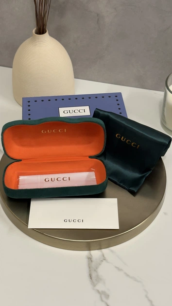 Сонцезахисні окуляри Gucci GG0956S 001 Green/Green - зображення 5