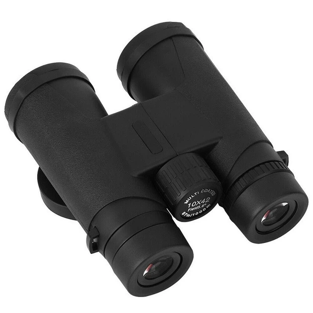 Бінокль Binoculars LD 214 10x42 з призмою BAK4, багатошарове покриття FMC, водонепроникний прогумований корпус, кут огляду 7.4°, для полювання, туризму та спостереження за птицями - изображение 4
