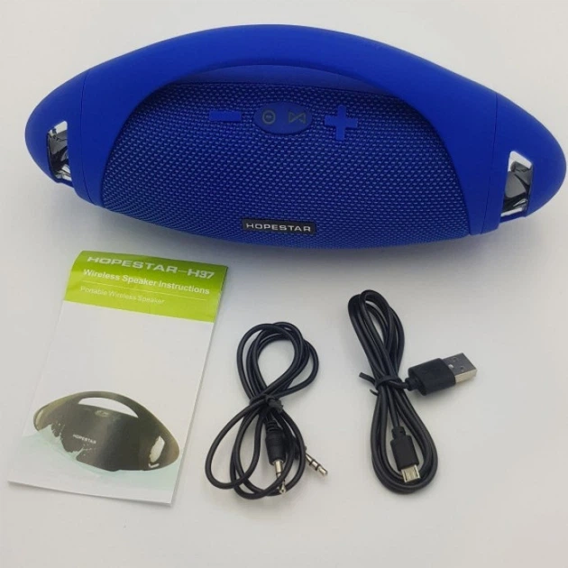 Портативна колонка Bluetooth 2×5 Вт, FM, TF, USB, Power Bank 1500 mAh, TWS, вологозахист - Фото 2 Портативна колонка Bluetooth 2×5 Вт, FM, TF, USB, Power Bank 1500 mAh, TWS, вологозахист - зображення 2
