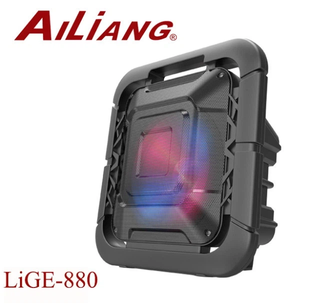Портативна Bluetooth колонка Ailiang LiGE-880 20 Вт з FM радіо, USB, TF, AUX, бездротова акустична система, блютуз колонка для телефону iPhone Android, переносна колонка для музики з потужним звуком - изображение 4