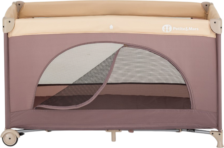 Манеж-ліжко дитяче Petite&Mars Nyja Elegant Dreamlines Mocha (8596202017714) - зображення 2