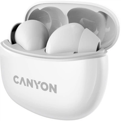 Наушники Canyon TWS-5 White (CNS-TWS5W) - Фото 2 Наушники Canyon TWS-5 White (CNS-TWS5W) - зображення 2