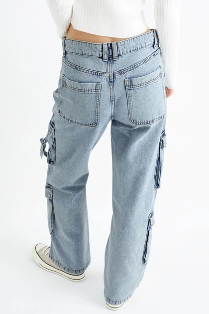 Джинси baggy fit C&A 2226349c60 38 блакитні (100007015) - зображення 2