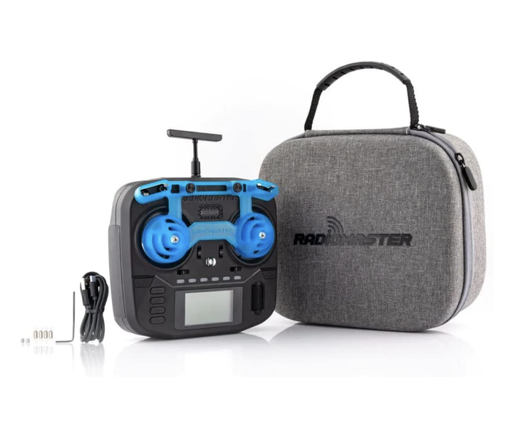 Пульт управления дроном RadioMaster Boxer 2.4GHz 16CH Hall Gimbals Radio Controller Mode 2 (Black, ELRS - изображение 3
