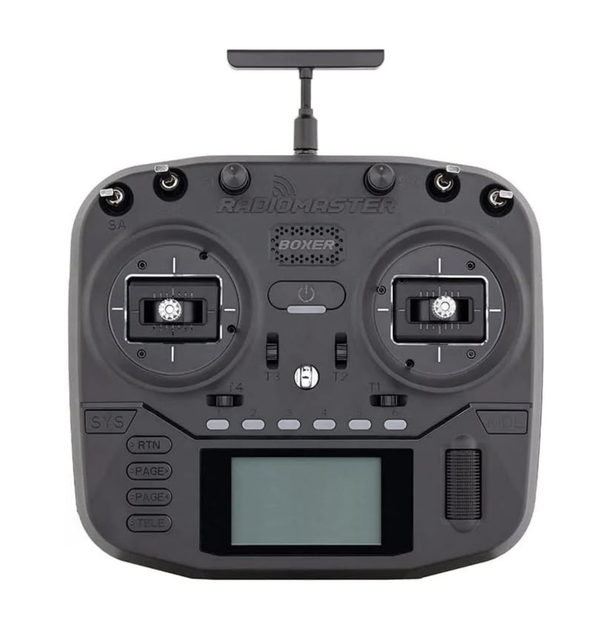 Пульт управления дроном RadioMaster Boxer 2.4GHz 16CH Hall Gimbals Radio Controller Mode 2 (Black, ELRS - изображение 6