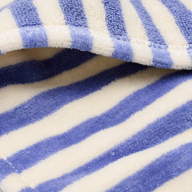 Рушник-пончо дитячий Little Dutch Dreamy Purple Stripe 60x60 см (8721321872429) - зображення 4