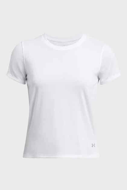 Жіноча біла футболка UA LAUNCH SHORTSLEEVE Under Armour MD 1382434-100 - изображение 3