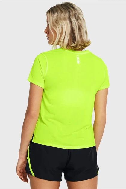 Жіноча жовта футболка UA LAUNCH SHORTSLEEVE Under Armour XS 1382434-731 - изображение 2