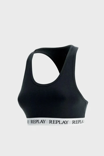 Жіночий чорний топ Replay S I101300 - изображение 3