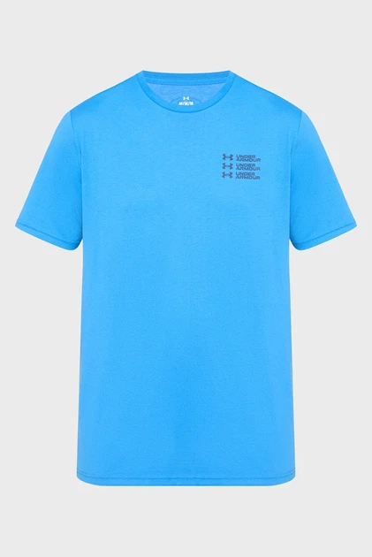 Чоловіча блакитна футболка UA TRIPLE STACK LC LOGO SS Under Armour S 6004173-402 - Фото 1 Чоловіча блакитна футболка UA TRIPLE STACK LC LOGO SS Under Armour S 6004173-402 - изображение 1