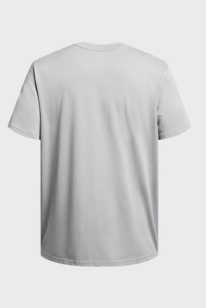 Чоловіча сіра футболка UA HW ARMOUR LABEL SS Under Armour XL 1382831-011 - изображение 5