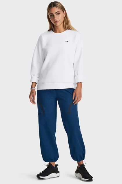 Білий жіночий світшот Unstoppable Flc Crew Under Armour XXL 1379835-100 - зображення 2