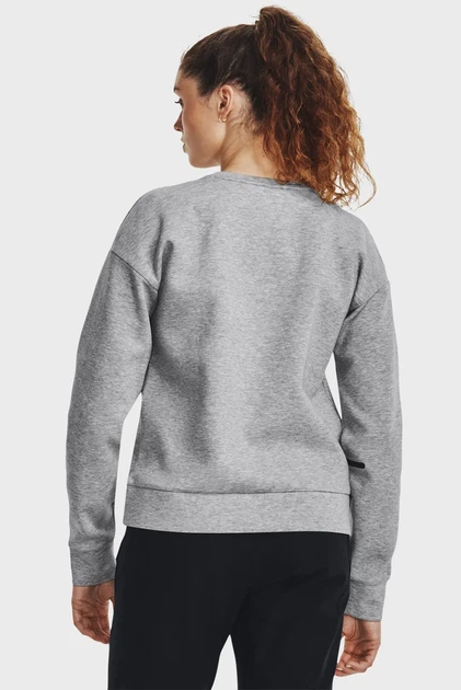 Жіночий сірий світшот Unstoppable Flc Crew Under Armour XS 1379835-011 - зображення 3