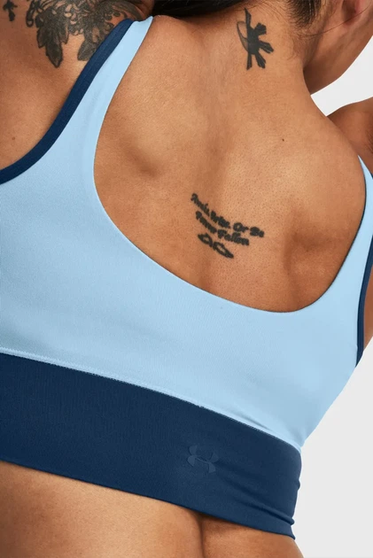 Жіночий блакитний топ Meridian Fitted Crop Tank Under Armour XS 1379153-490 - изображение 4