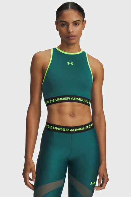 Жіночий зелений топ HeatGear Mesh Tank-GRN Under Armour XS 6010007-338 - Фото 1 Жіночий зелений топ HeatGear Mesh Tank-GRN Under Armour XS 6010007-338 - изображение 1