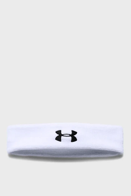 Чоловіча біла пов'язка Performance Headband Under Armour OSFA 1276990-100 - Фото 1 Чоловіча біла пов'язка Performance Headband Under Armour OSFA 1276990-100 - зображення 1