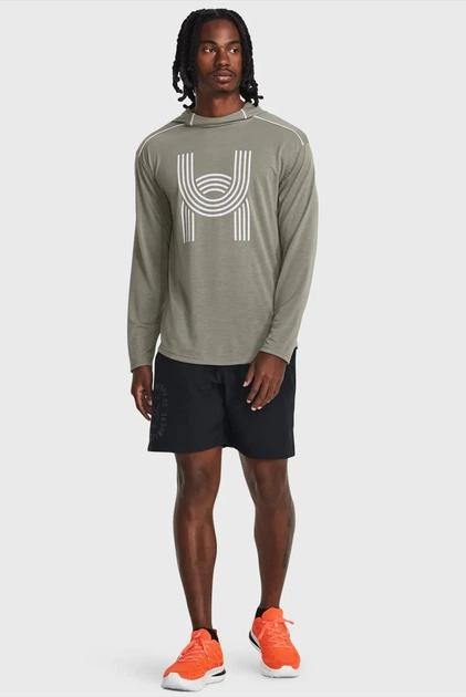 Чоловіче сіре худі UA RUN EVERYWHERE HOODED LS Under Armour S 1380963-504 - Фото 2 Чоловіче сіре худі UA RUN EVERYWHERE HOODED LS Under Armour S 1380963-504 - зображення 2