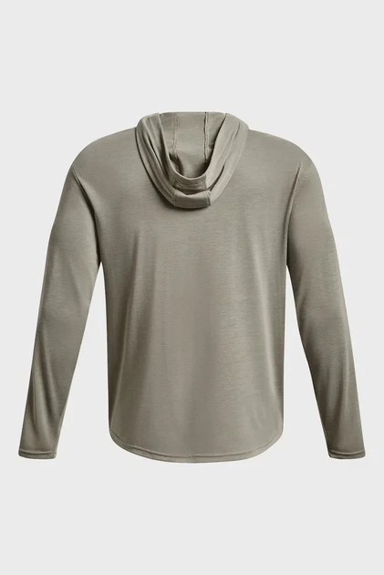 Чоловіче сіре худі UA RUN EVERYWHERE HOODED LS Under Armour S 1380963-504 - Фото 6 Чоловіче сіре худі UA RUN EVERYWHERE HOODED LS Under Armour S 1380963-504 - зображення 6