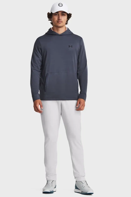 Чоловіче темно-сіре худі UA Playoff 3.0 Hoodie Under Armour XL 1380879-044 - изображение 2