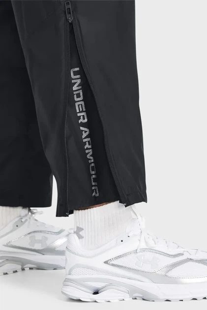 Чоловічі штани спортивні UA Rush Woven Pants Under Armour S 1382895-001 - зображення 4
