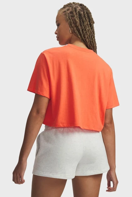 Жіноча помаранчева футболка UA W WM CROP SS Under Armour XS 6010588-690 - Фото 3 Жіноча помаранчева футболка UA W WM CROP SS Under Armour XS 6010588-690 - изображение 3