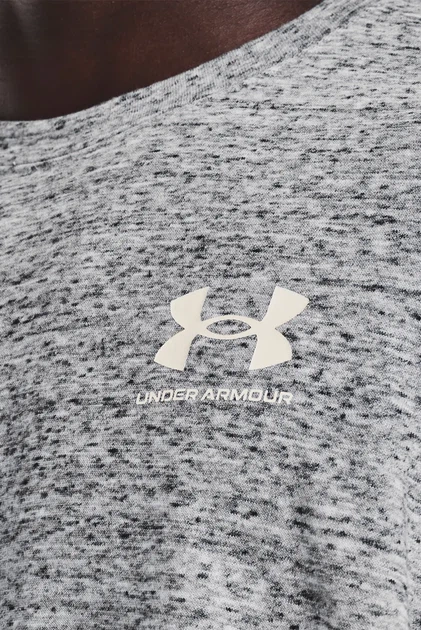 Чоловічий сірий світшот UA Rival Terry LC Crew Under Armour SM 1370404-112 - изображение 3