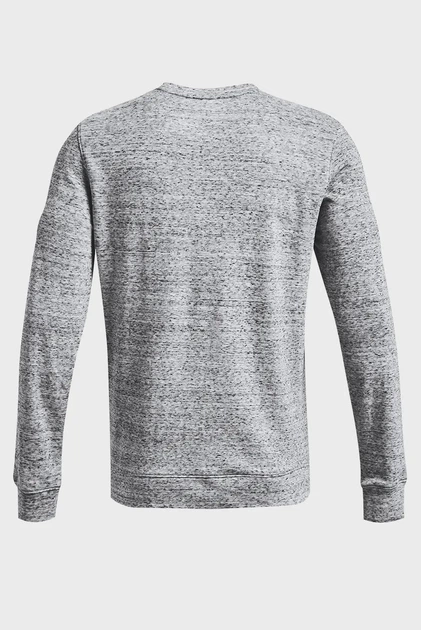 Чоловічий сірий світшот UA Rival Terry LC Crew Under Armour SM 1370404-112 - изображение 5