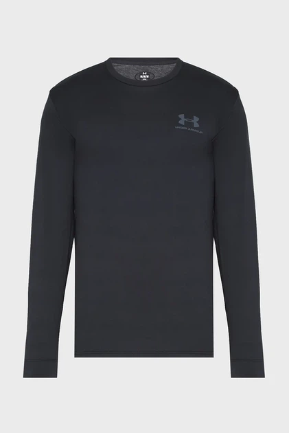 Чоловічий чорний лонгслів UA SPORTSTYLE LEFT CHEST LS Under Armour L 1329585-002 - изображение 4