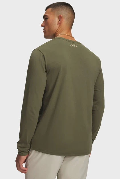 Чоловічий оливковий лонгслів UA SPORTSTYLE LEFT CHEST LS Under Armour XL 1329585-391 - зображення 2