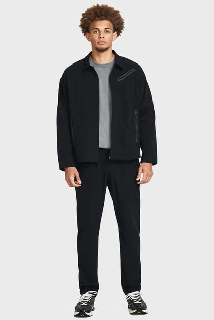 Чоловіча чорна вітровка UA Unstoppable Airvent Jkt-BLK Under Armour L 1383029-001 - Фото 2 Чоловіча чорна вітровка UA Unstoppable Airvent Jkt-BLK Under Armour L 1383029-001 - изображение 2