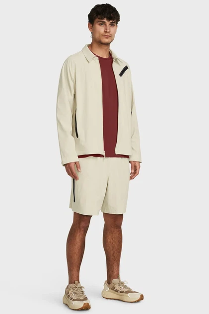 Чоловіча біла вітрівка UA Unstoppable Vented Jkt Under Armour XL 1383029-273 - зображення 2