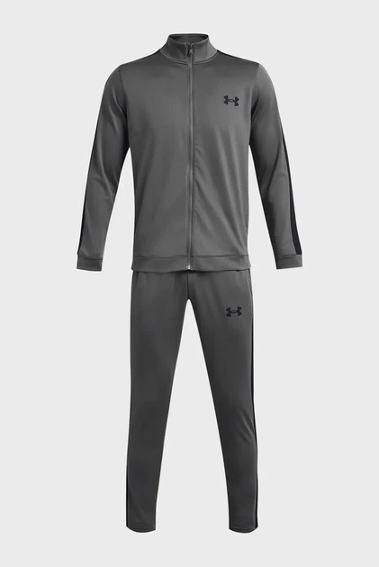 Чоловічий сірий спортивний костюм (кофта, штани) UA Knit Track Suit Under Armour M 1357139-025 - Фото 5 Чоловічий сірий спортивний костюм (кофта, штани) UA Knit Track Suit Under Armour M 1357139-025 - изображение 5