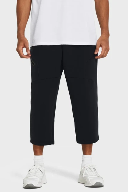 Чоловічі чорні спортивні штани Unstoppable Flc Baggy Crop Under Armour M 1384010-001 - Фото 1 Чоловічі чорні спортивні штани Unstoppable Flc Baggy Crop Under Armour M 1384010-001 - изображение 1