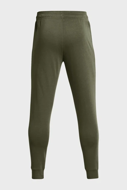 Чоловічі зелені спортивні штани UA Rival Terry Jogger Under Armour SM 1380843-390 - изображение 6