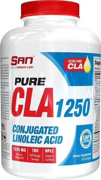 Spalacz tłuszczu SAN Pure CLA 1250 180 żelek (672898126003) - Zdjęcie 1 Spalacz tłuszczu SAN Pure CLA 1250 180 żelek (672898126003) - obraz 1