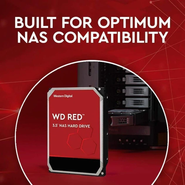 Накопичувач HDD SATA 4.0TB WD Red 5400 rpm 256MB (WD40EFAX) ( 15955 ) - изображение 3